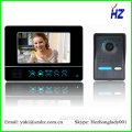 Luxury HD touch key 2.4GHz motion detection 7"TFT-LCD wireless recordable gate video intercom system, color video doorbell